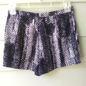 Top Shop Women's Hot Black & Gray Dress Short Shorts Size 2